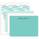 Aqua Mist Flat Note Card Collection - Raised Ink Image 4 of 5